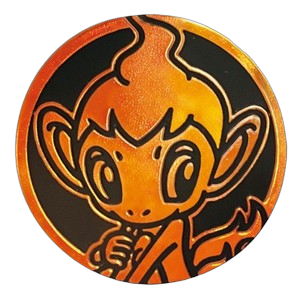 Orange Mirror Foil Chimchar Coin