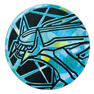 Blue Cracked Ice Dialga Coin