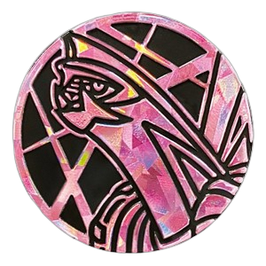 Pink Cracked Ice Palkia Coin