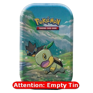 Empty Sinnoh Stars Mini Tins: Turtwig Tin