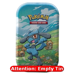 Empty Sinnoh Stars Mini Tins: Riolu Tin