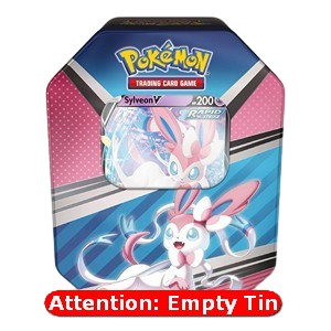 Empty V Heroes Tins: Sylveon V Tin