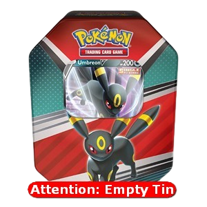 Empty V Heroes Tins: Umbreon V Tin