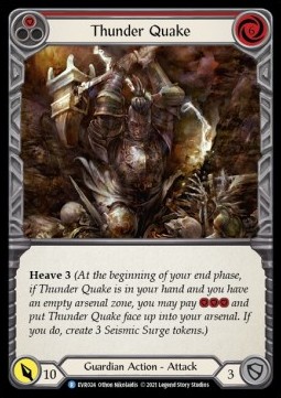 Thunder Quake (Red) (Regular)