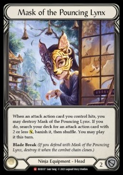 Mask of the Pouncing Lynx (Regular)