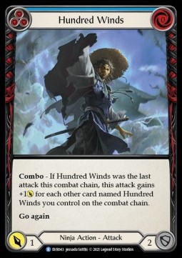 Hundred Winds (Blue) (Rainbow Foil)