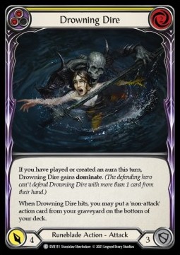 Drowning Dire (Yellow) (Rainbow Foil)