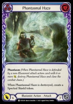 Phantasmal Haze (Blue) (Rainbow Foil)