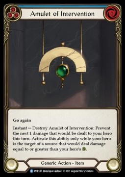 Amulet of Intervention (Cold Foil)