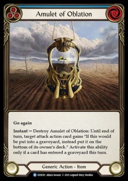 Amulet of Oblation (Cold Foil)