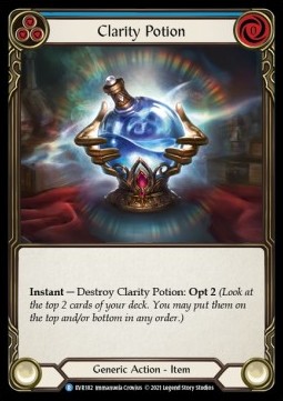 Clarity Potion (Cold Foil)