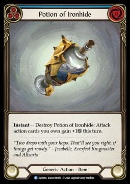 Potion of Ironhide (Cold Foil)