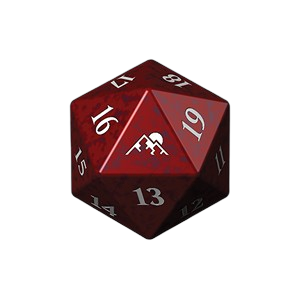 Kamigawa: Neon Dynasty: D20 Die (Red)