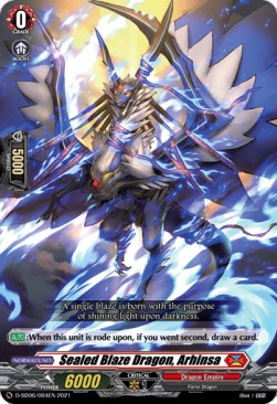 Sealed Blaze Dragon, Arhinsa [D Format]