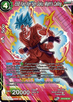 SSB Kaio-Ken Son Goku, Might's Calling