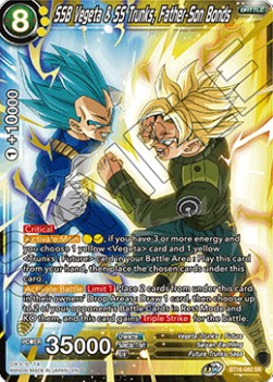 SSB Vegeta & SS Trunks, Father-Son Bonds (V.1 - Super Rare)