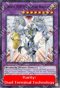 Elemental HERO Shining Flare Wingman (V.2 - Parallel Rare)