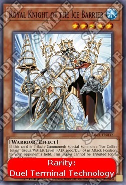 Royal Knight of the Ice Barrier (V.2 - Parallel Rare)