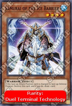 Samurai of the Ice Barrier (V.2 - Parallel Rare)