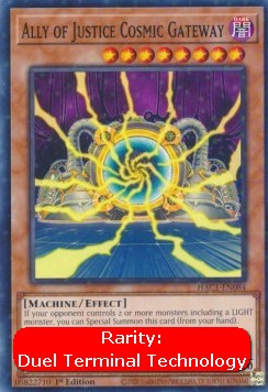 Ally of Justice Cosmic Gateway (V.2 - Parallel Rare)