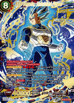 SSB Vegeta, Unbridled Power (V.1 - Secret Rare)