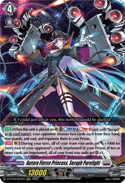 Aurora Fierce Princess, Seraph Purelight [D Format] (V.1 - Triple Rare)