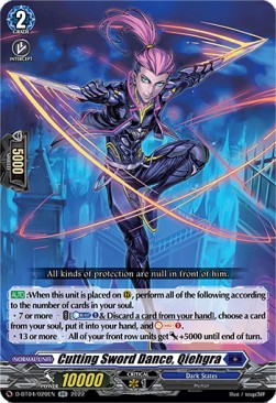 Cutting Sword Dance, Qiehgra [D Format] (V.1 - Double Rare)