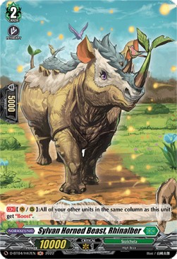 Sylvan Horned Beast, Rhinalber [D Format] (V.2 - Holo)