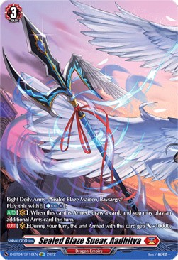 Sealed Blaze Spear, Aadhitya [D Format] (V.2 - Special Parallel)