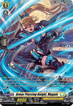 Armor Piercing Knight, Mugain [D Format] (V.2 - Special Parallel)