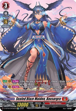 Sealed Blaze Maiden, Bavsargra [D Format]