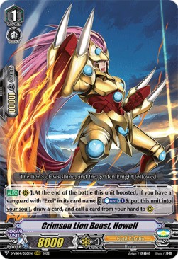 Crimson Lion Beast, Howell [V Format]