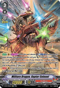 Military Dragon, Raptor Colonel [V Format] (V.2 - Special Parallel)