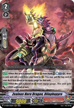 Zealous Horn Dragon, Dilophopyro [V Format]