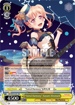 "Astral Harmony" Nanami Hiromachi (V.1 - Double Rare)