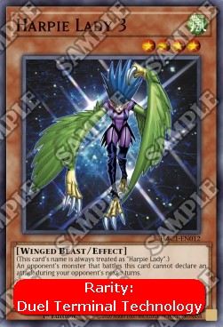 Harpie Lady 3 (V.2 - Parallel Rare)