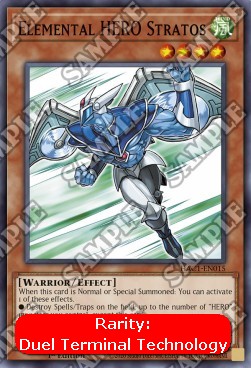 Elemental HERO Stratos (V.2 - Parallel Rare)