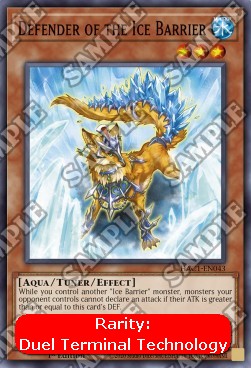 Defender of the Ice Barrier (V.2 - Parallel Rare)