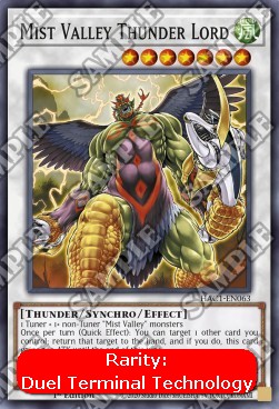 Mist Valley Thunder Lord (V.2 - Parallel Rare)