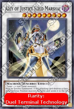 Ally of Justice Field Marshal (V.2 - Parallel Rare)