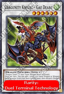 Dragunity Knight - Gae Dearg (V.2 - Parallel Rare)