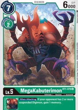 MegaKabuterimon (BT1-076)