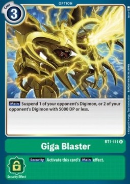 Giga Blaster (BT1-111)