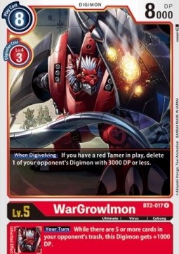 WarGrowlmon (BT2-017)