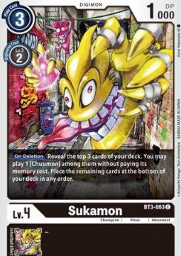 Sukamon (BT3-063)