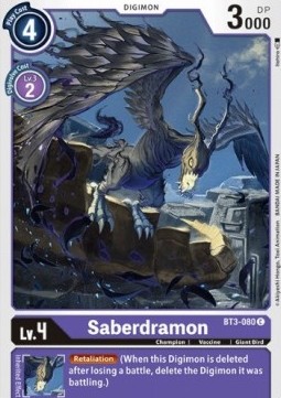 Saberdramon (BT3-080)