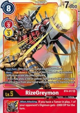 RizeGreymon (BT4-017) (V.2)