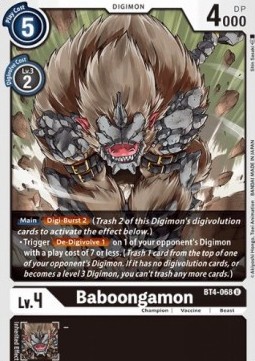 Baboongamon (BT4-068)