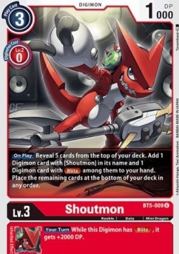 Shoutmon (BT5-009)