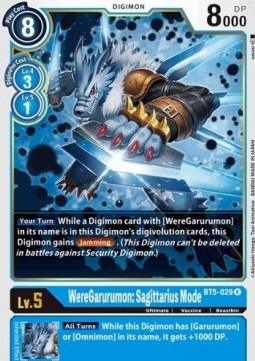 WereGarurumon: Sagittarius Mode (BT5-029)